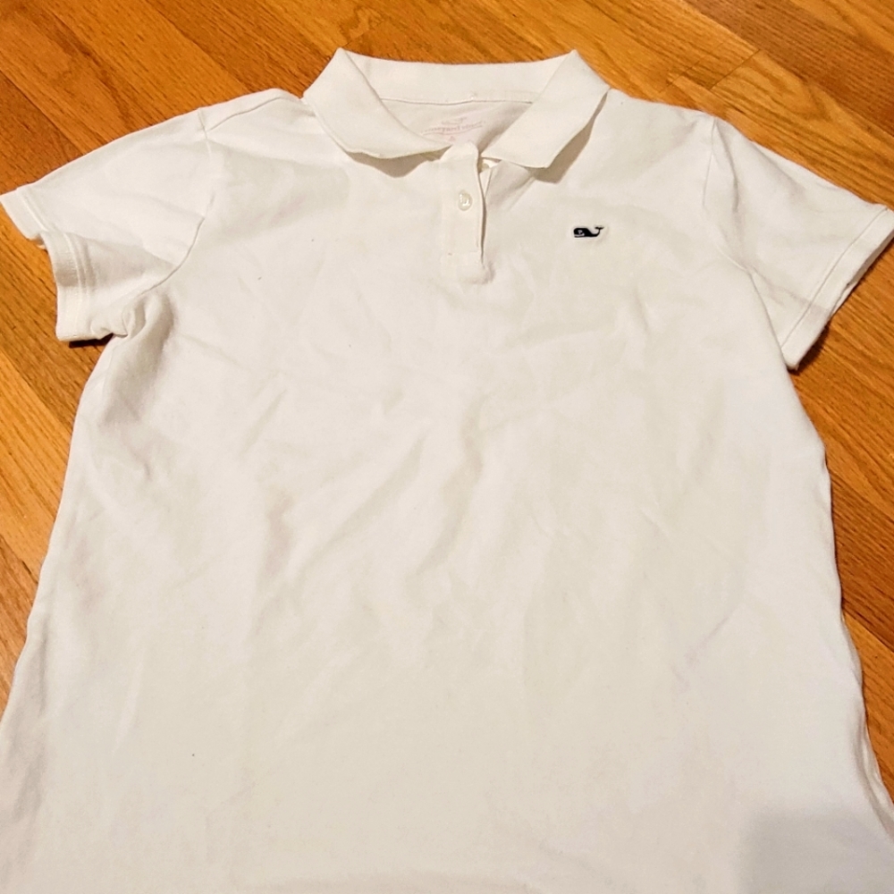 Vineyard Vines white polo